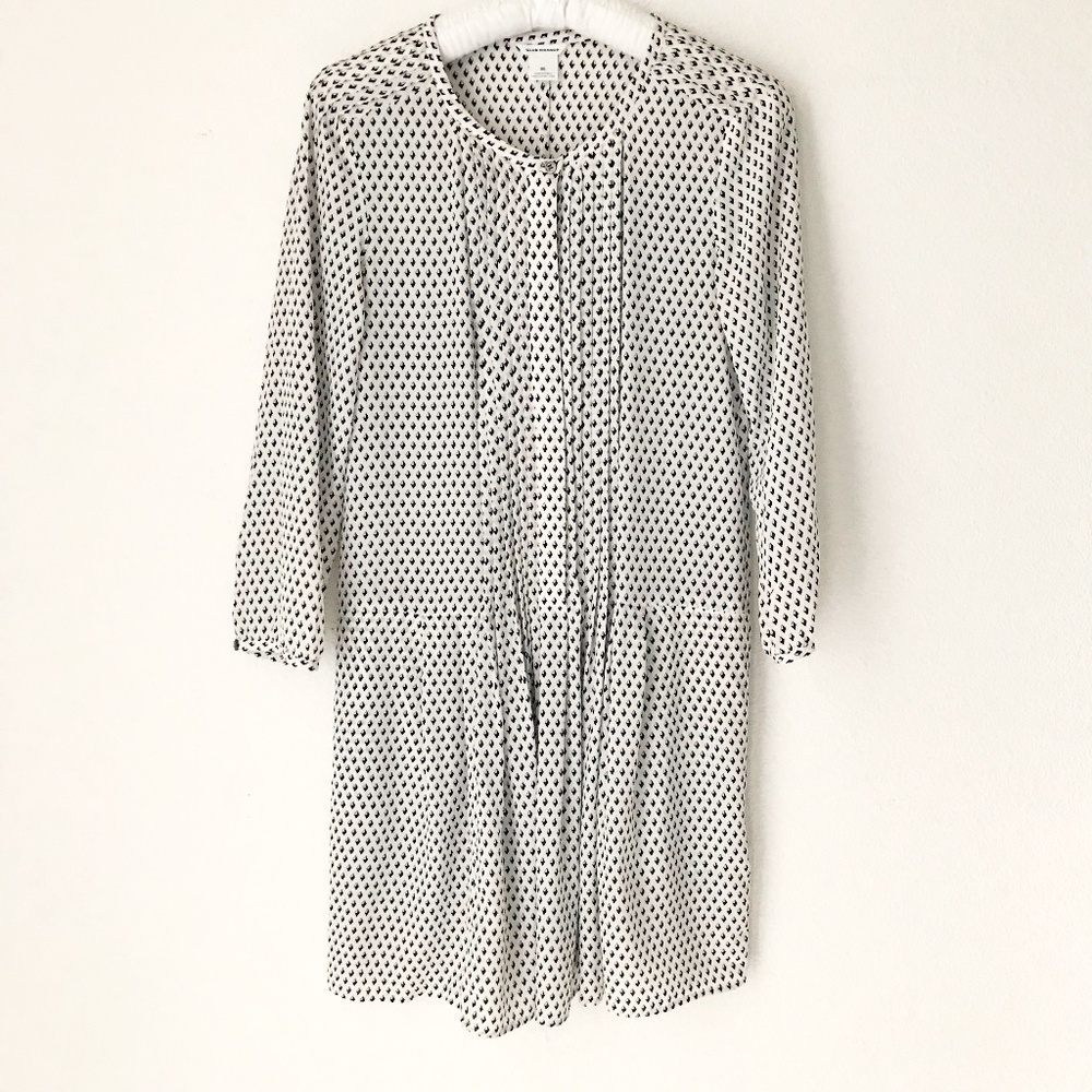 Club Monaco LS Mini Silk Dress.
